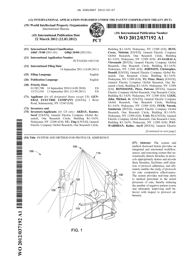 Document de brevet canadien 2810867. Abrégé 20130307. Image 1 de 2