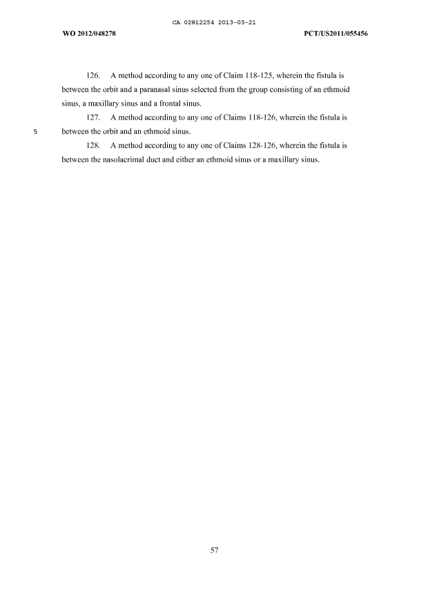 Document de brevet canadien 2812254. Revendications 20130321. Image 14 de 14