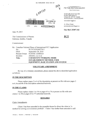 Canadian Patent Document 2812830. Prosecution-Amendment 20121219. Image 1 of 25