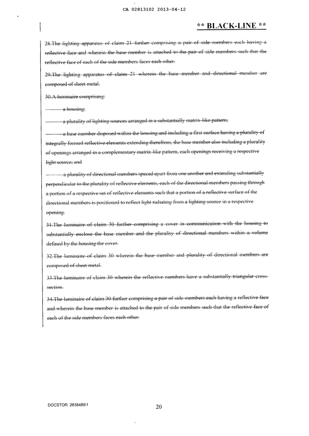 Document de brevet canadien 2813102. Poursuite-Amendment 20130412. Image 13 de 13