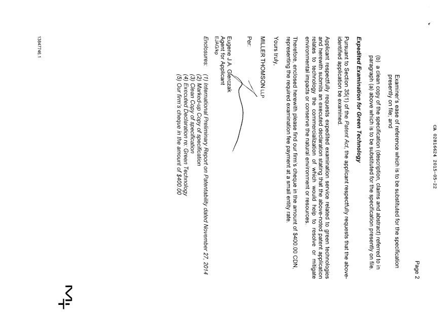 Document de brevet canadien 2816624. Poursuite-Amendment 20150522. Image 2 de 88