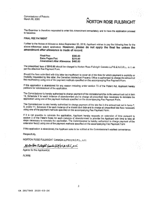 Canadian Patent Document 2817960. Final Fee 20200326. Image 2 of 14