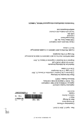 Canadian Patent Document 2818019. Prosecution-Amendment 20131217. Image 1 of 6