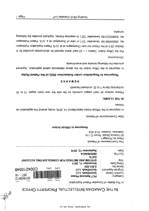 Document de brevet canadien 2821002. Poursuite-Amendment 20151212. Image 1 de 12