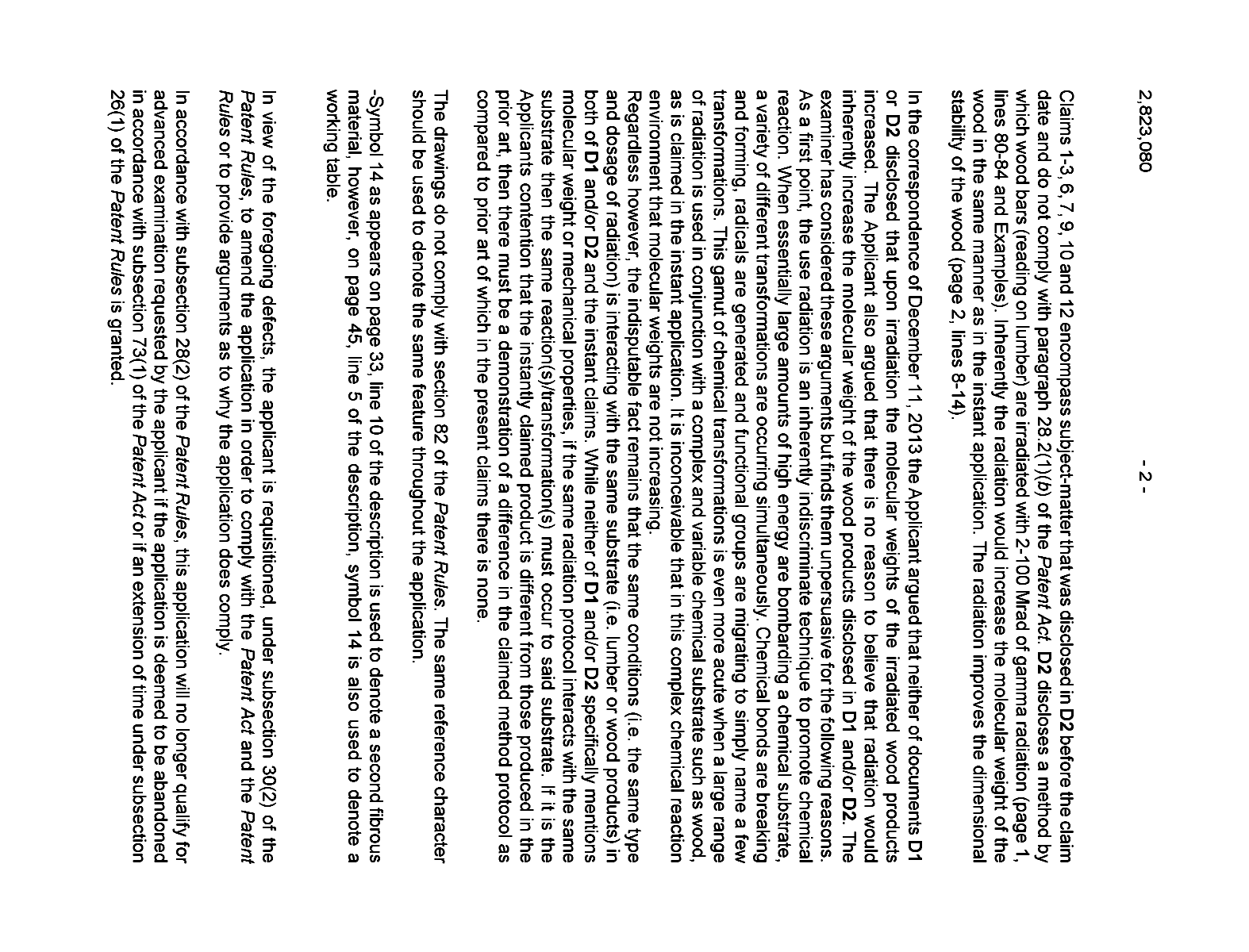 Document de brevet canadien 2823080. Poursuite-Amendment 20131203. Image 2 de 3