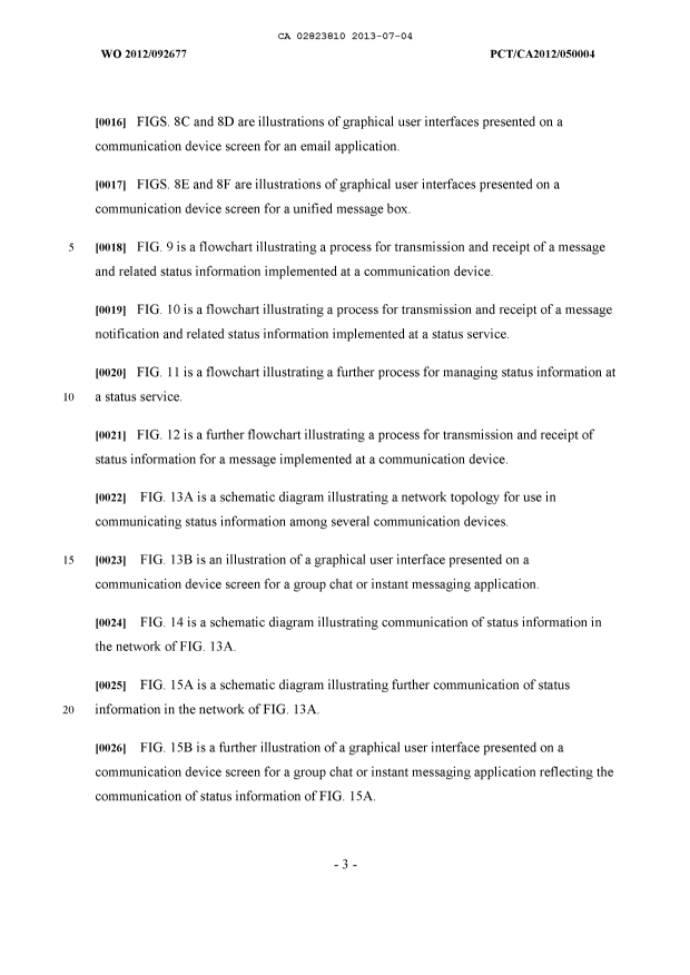 Canadian Patent Document 2823810. Description 20130704. Image 3 of 64