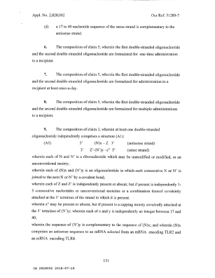 Document de brevet canadien 2828002. Revendications 20180716. Image 2 de 8