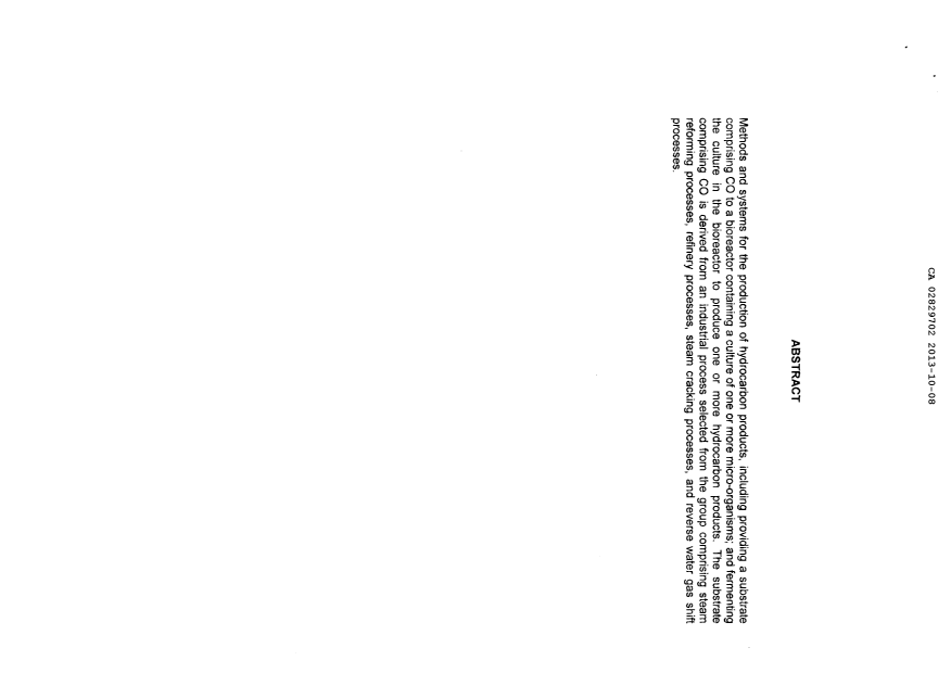 Document de brevet canadien 2829702. Abrégé 20121208. Image 1 de 1