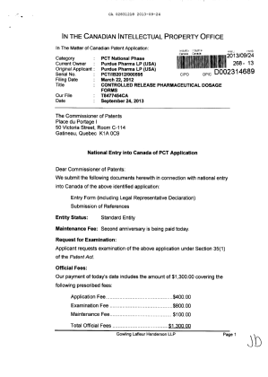 Document de brevet canadien 2831218. Cession 20121224. Image 1 de 4