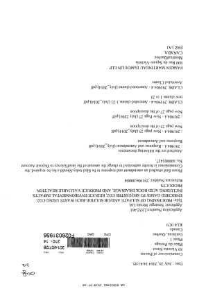 Canadian Patent Document 2832461. Prosecution-Amendment 20131228. Image 1 of 18