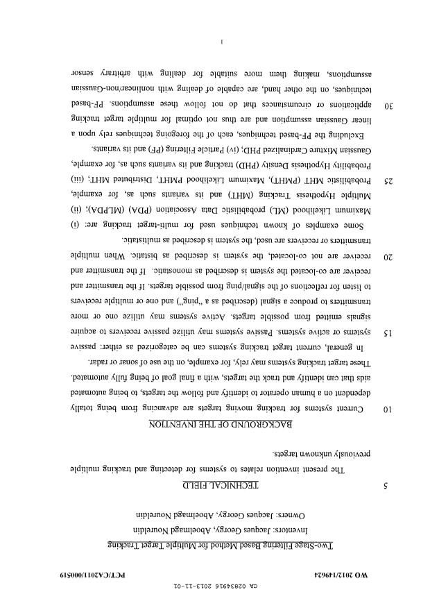 Canadian Patent Document 2834916. Description 20131101. Image 1 of 52