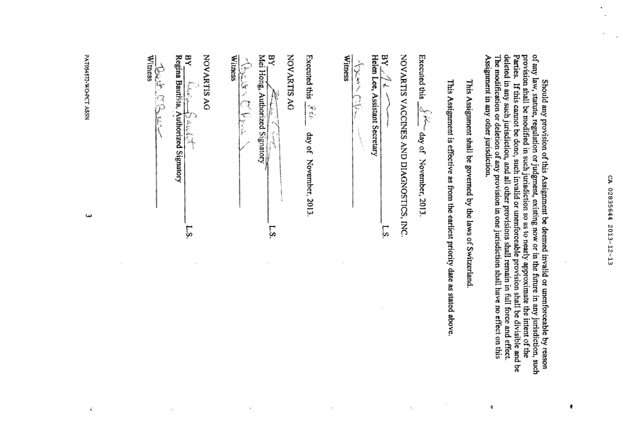 Canadian Patent Document 2835644. Assignment 20131213. Image 20 of 20