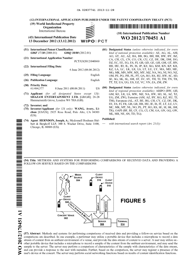 Document de brevet canadien 2837741. Abrégé 20121228. Image 1 de 1