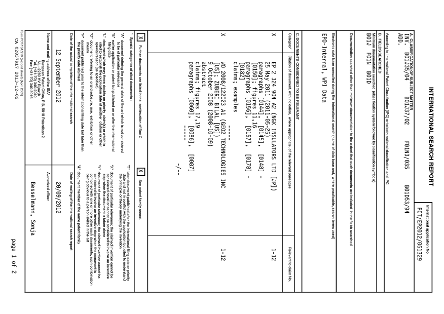 Document de brevet canadien 2837917. PCT 20131202. Image 1 de 3