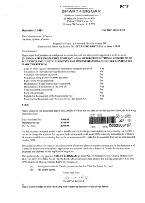 Document de brevet canadien 2838158. Cession 20131202. Image 1 de 2