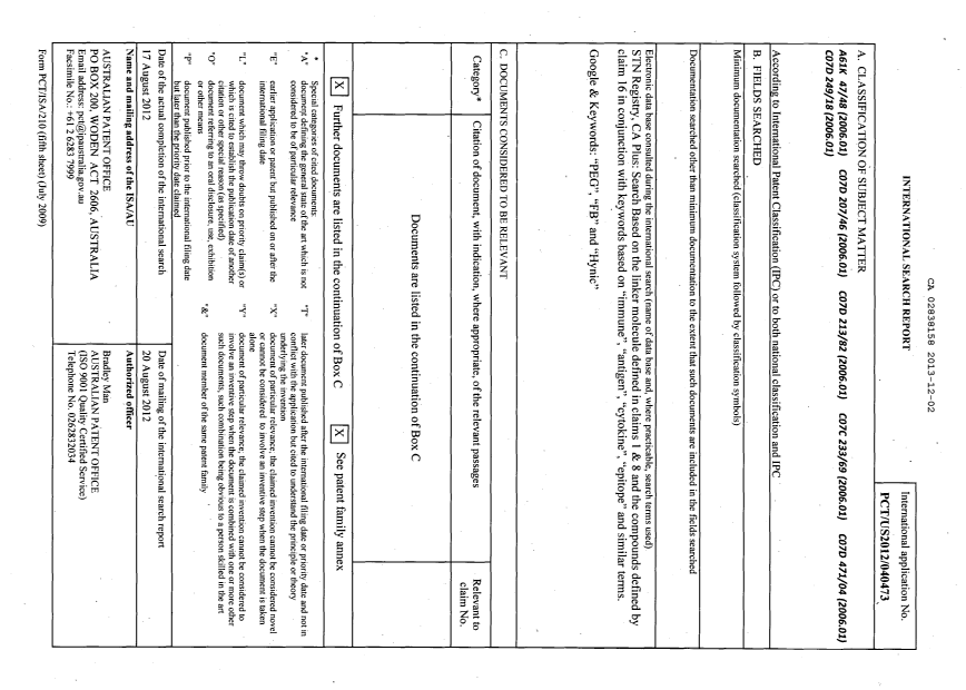 Document de brevet canadien 2838158. PCT 20131202. Image 1 de 11