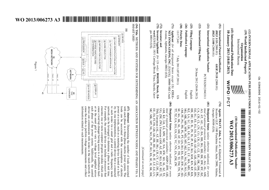 Canadian Patent Document 2840896. Abstract 20140102. Image 1 of 2