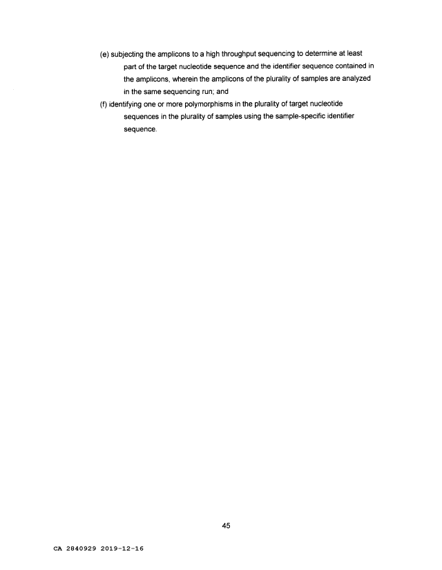 Document de brevet canadien 2840929. Revendications 20191216. Image 6 de 6