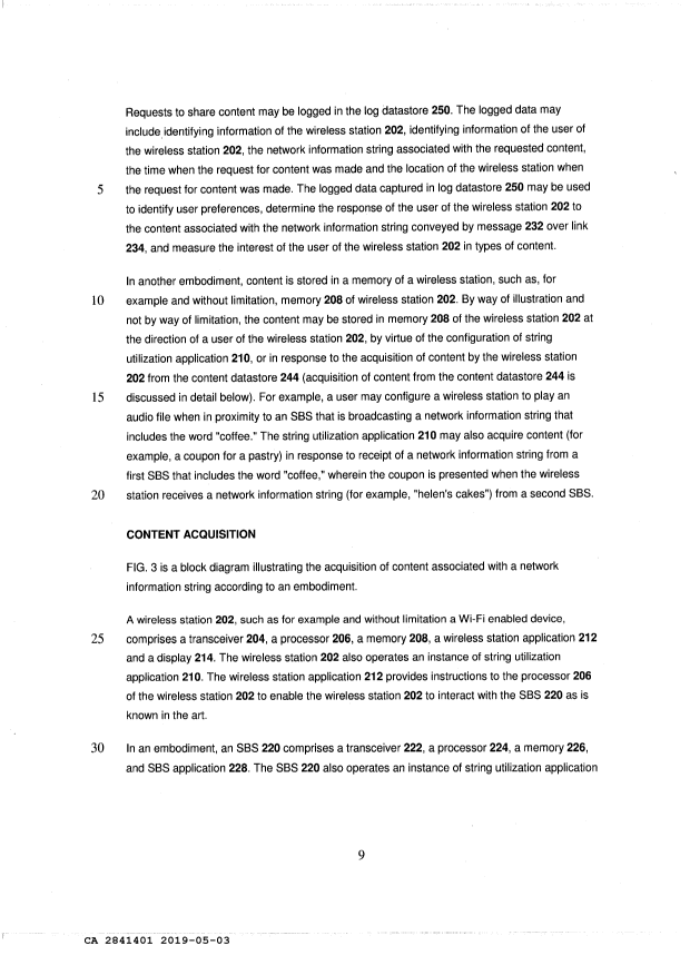 Document de brevet canadien 2841401. Modification 20190503. Image 5 de 5