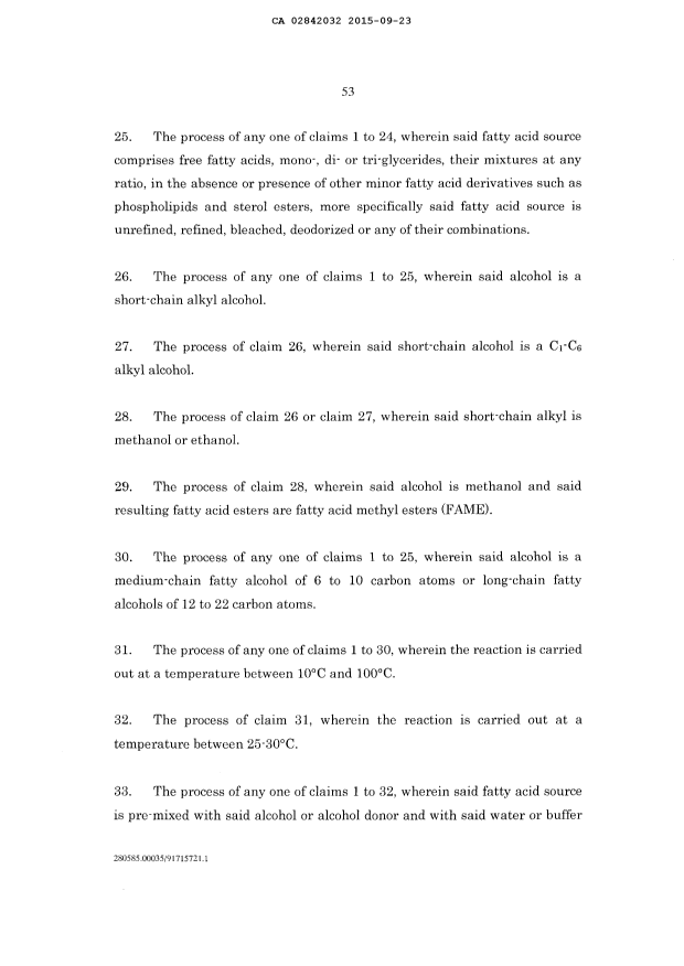 Document de brevet canadien 2842032. Revendications 20150923. Image 5 de 6