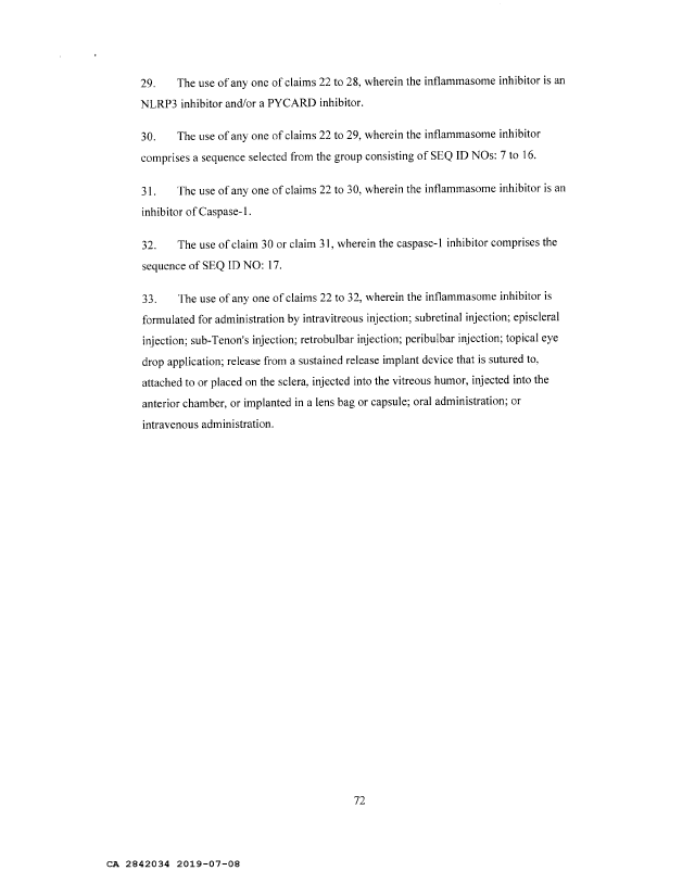 Document de brevet canadien 2842034. Revendications 20190708. Image 5 de 5