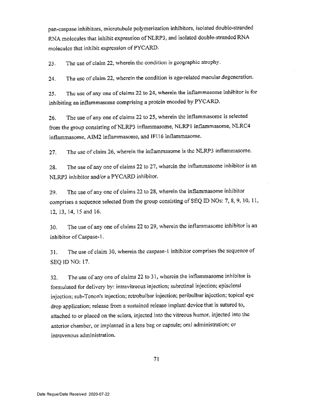 Document de brevet canadien 2842034. Revendications 20200722. Image 4 de 4
