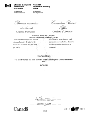 Document de brevet canadien 2843561. Page couverture 20131212. Image 2 de 2