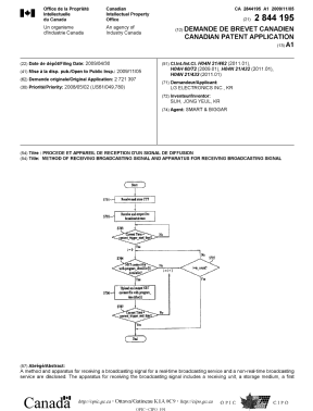 Document de brevet canadien 2844195. Page couverture 20140331. Image 1 de 2