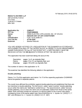 Document de brevet canadien 2845417. Poursuite-Amendment 20150216. Image 1 de 5