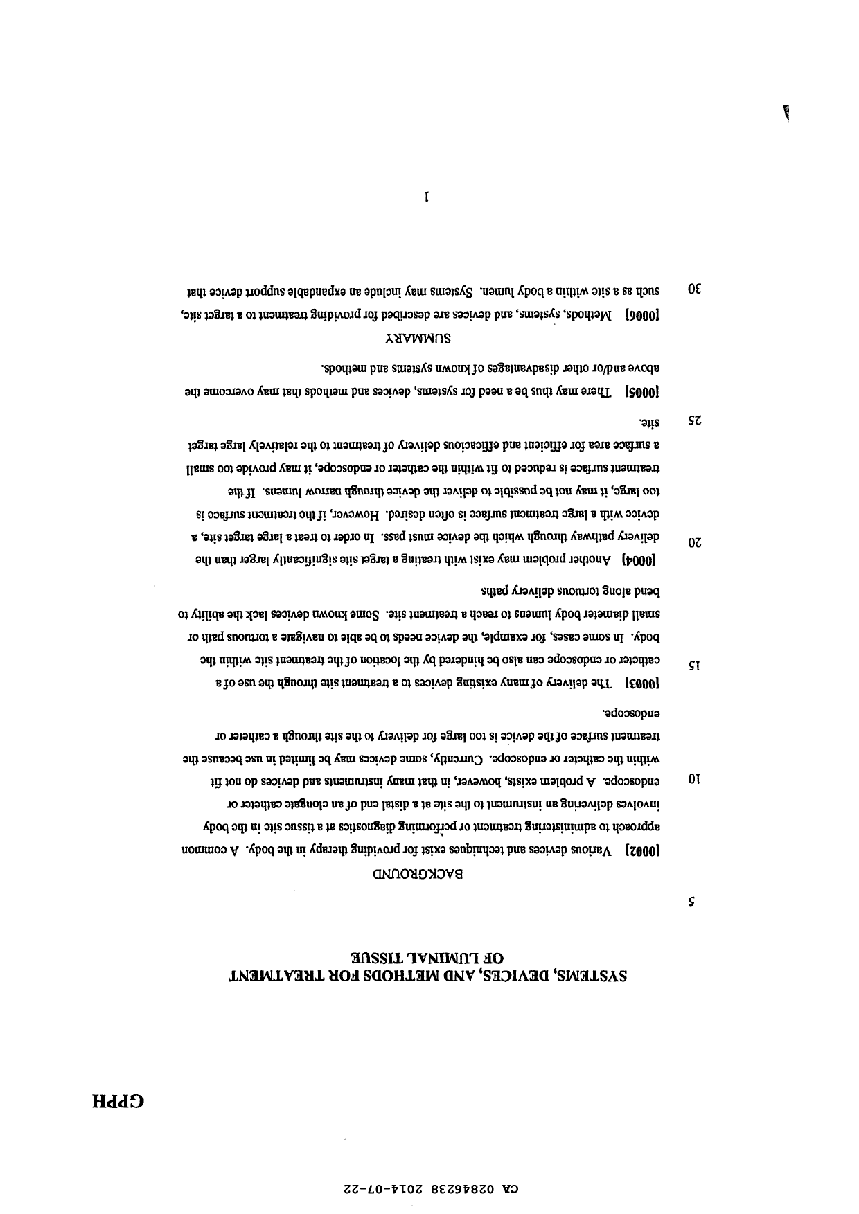 Document de brevet canadien 2846238. Description 20140722. Image 1 de 86