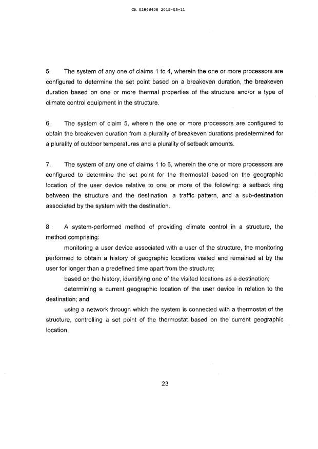 Document de brevet canadien 2846408. Revendications 20141211. Image 2 de 3