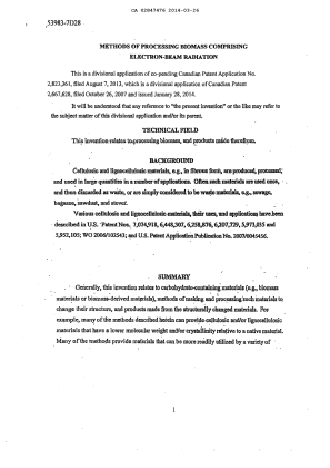 Canadian Patent Document 2847476. Description 20131226. Image 1 of 130