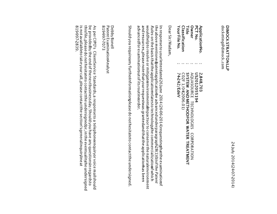 Canadian Patent Document 2848703. Prosecution-Amendment 20140724. Image 1 of 1