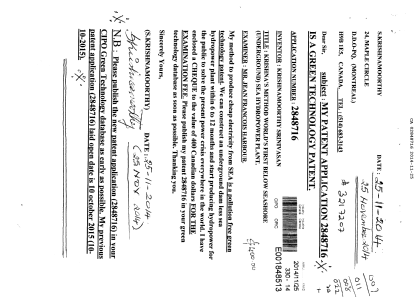 Document de brevet canadien 2848716. Poursuite-Amendment 20131225. Image 1 de 27