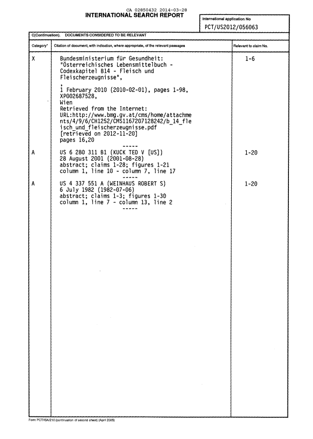 Document de brevet canadien 2850432. PCT 20140328. Image 2 de 9