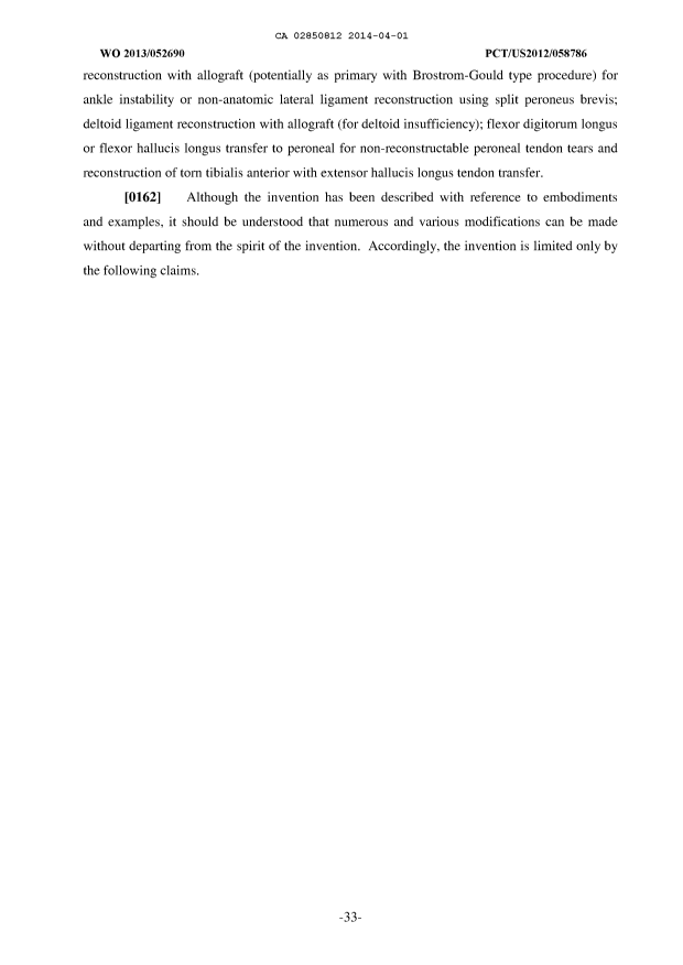 Canadian Patent Document 2850812. Description 20140401. Image 33 of 33