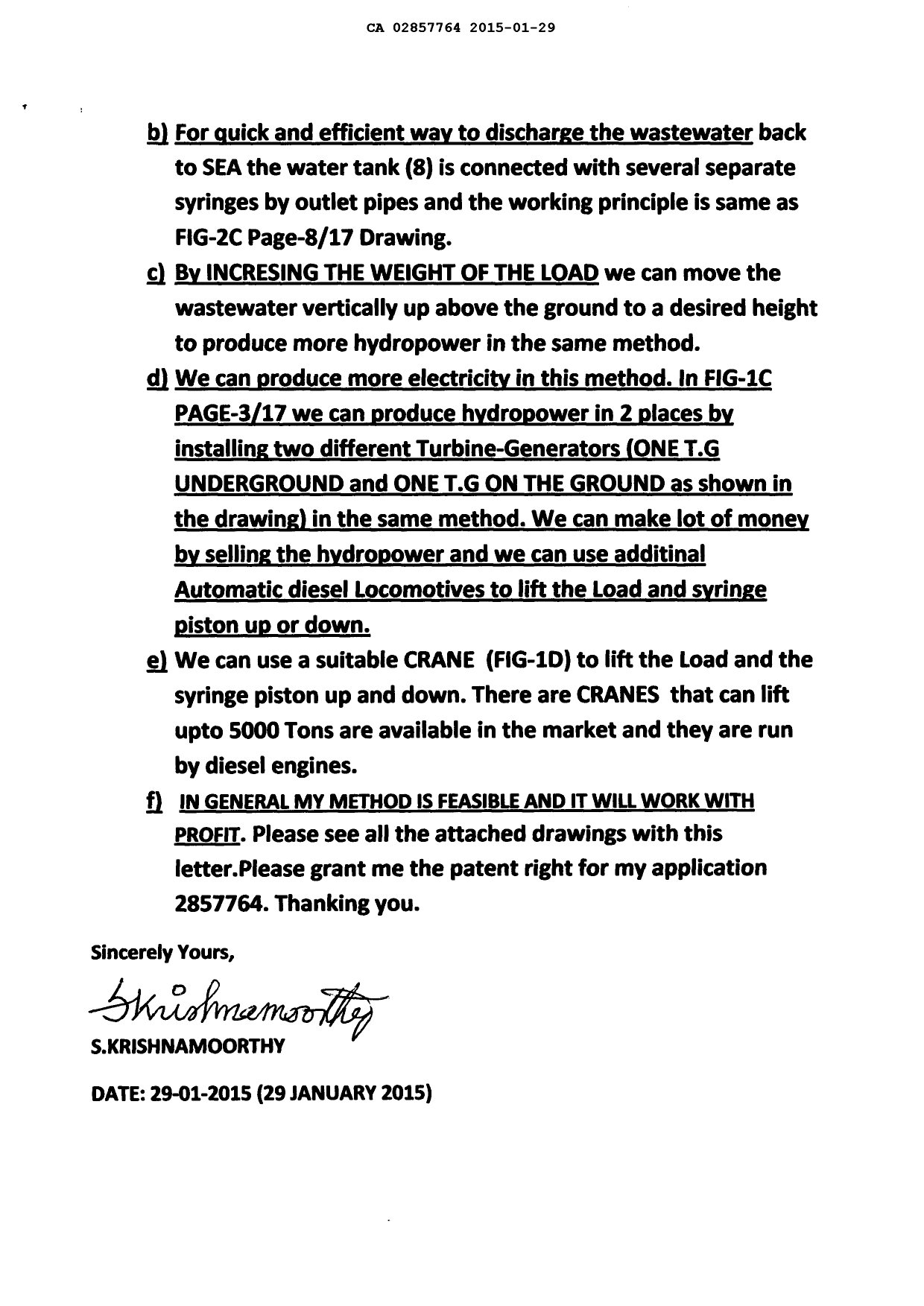 Document de brevet canadien 2857764. Poursuite-Amendment 20141229. Image 2 de 33