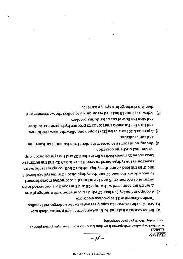 Document de brevet canadien 2857764. Revendications 20151228. Image 1 de 1