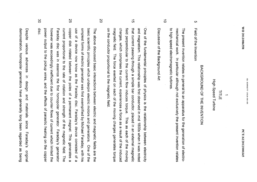 Canadian Patent Document 2858277. Description 20140605. Image 1 of 63