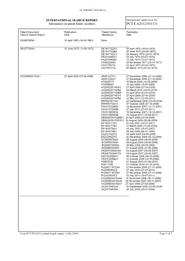 Document de brevet canadien 2859035. PCT 20140611. Image 2 de 2