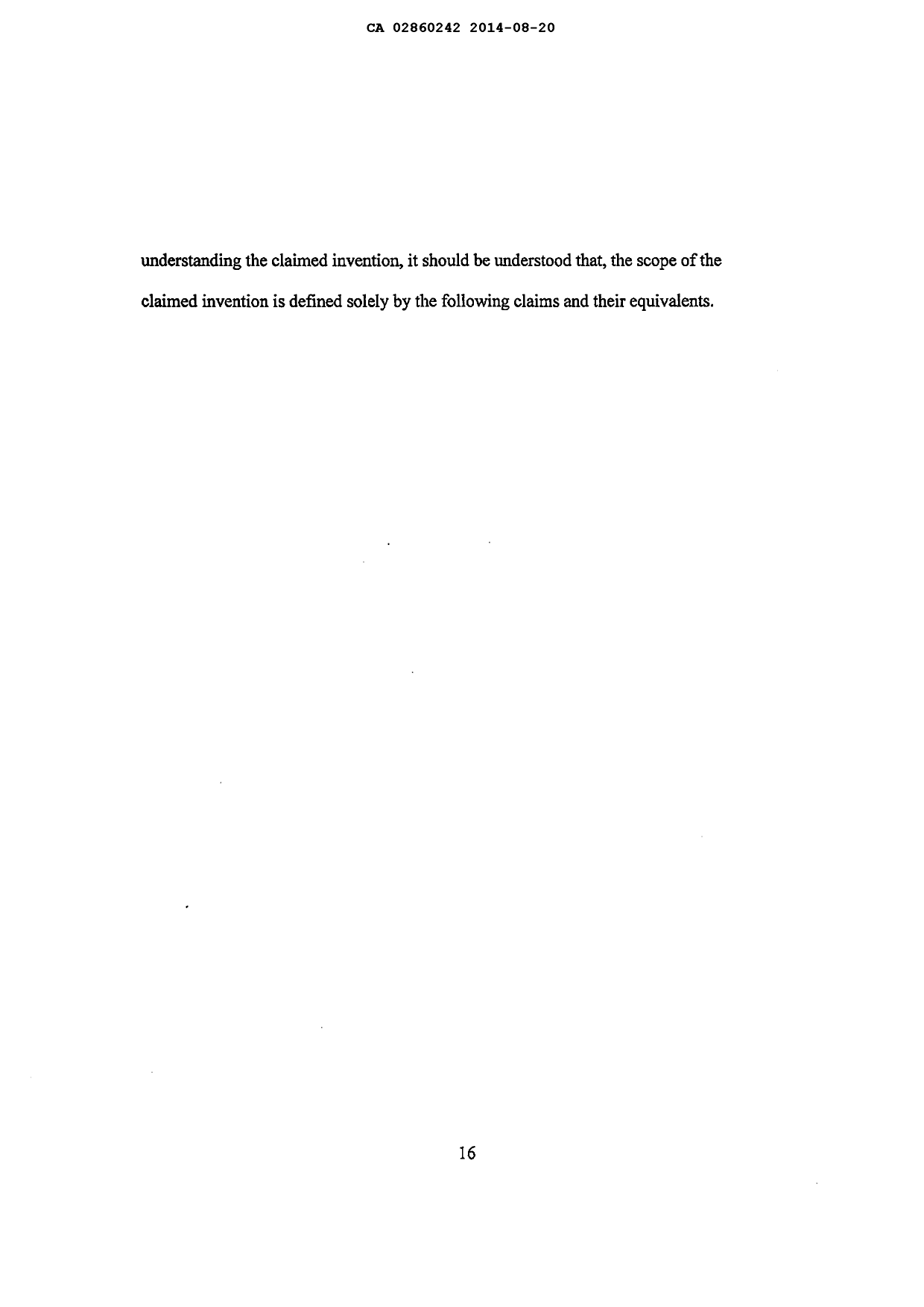 Document de brevet canadien 2860242. Description 20131220. Image 16 de 16