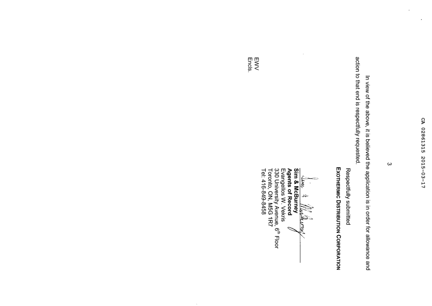 Document de brevet canadien 2861315. Poursuite-Amendment 20141217. Image 3 de 22