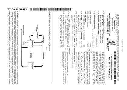 Document de brevet canadien 2861670. PCT 20131225. Image 2 de 2