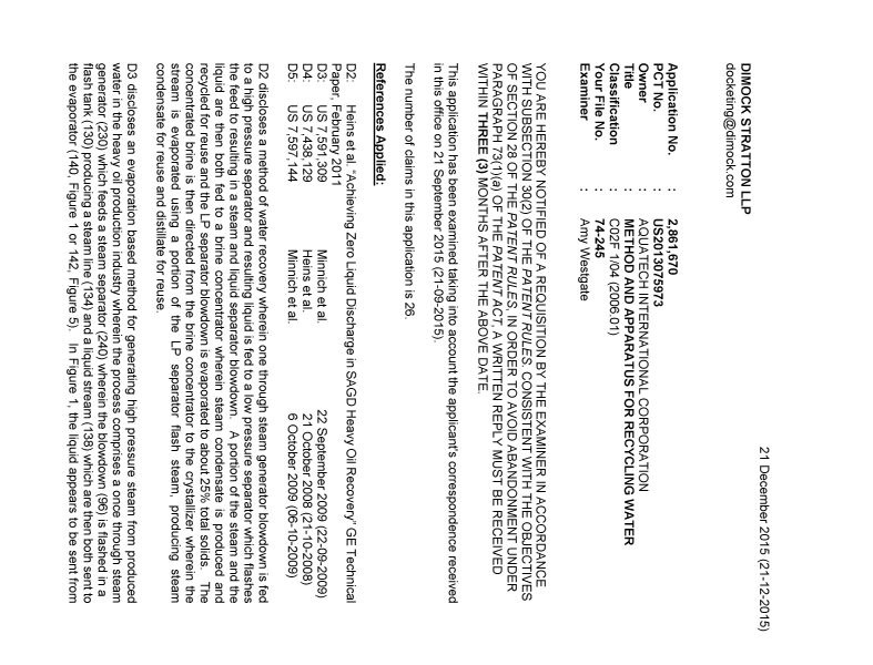 Document de brevet canadien 2861670. Poursuite-Amendment 20141221. Image 1 de 4