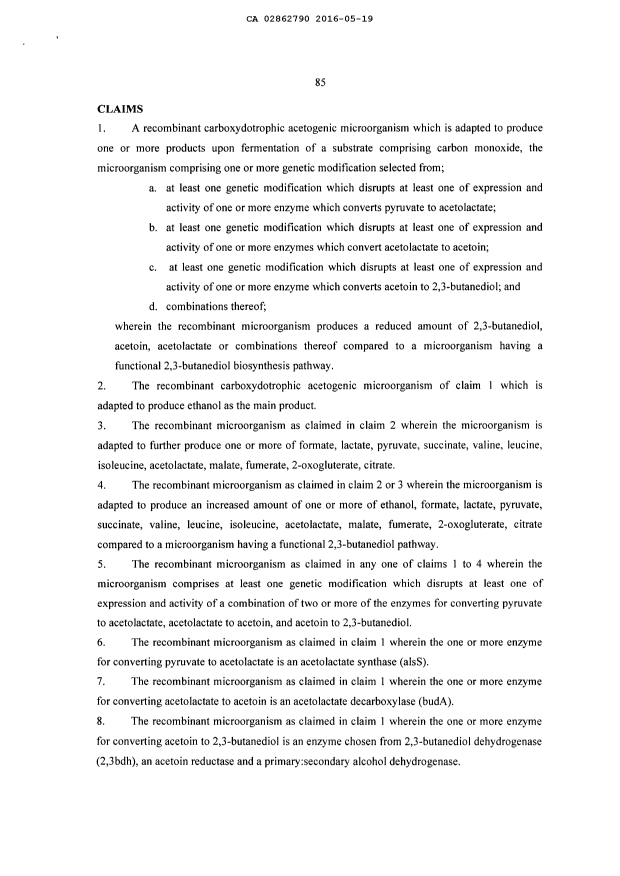 Document de brevet canadien 2862790. Poursuite-Amendment 20151219. Image 8 de 9