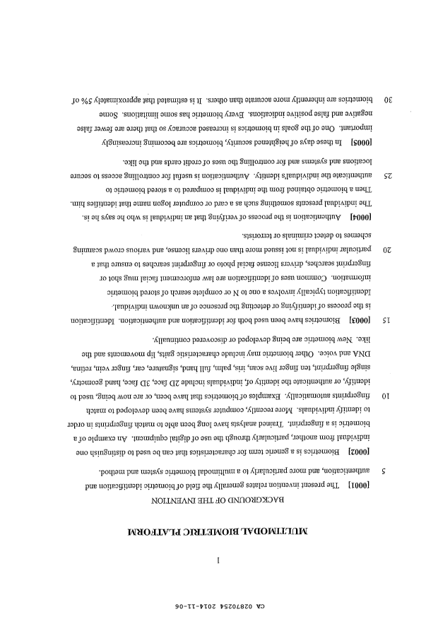 Canadian Patent Document 2870254. Description 20131206. Image 1 of 19