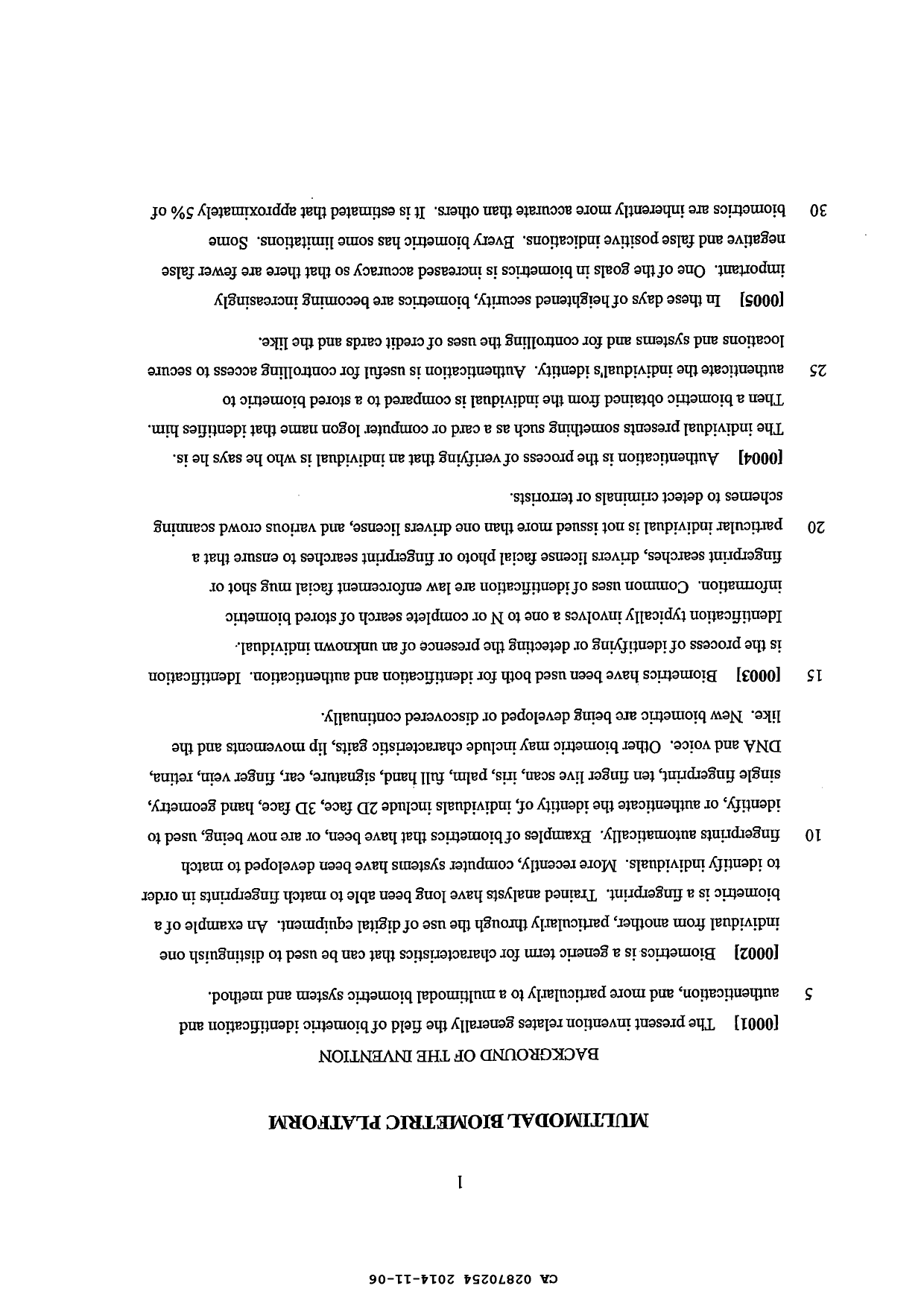 Document de brevet canadien 2870254. Description 20131206. Image 1 de 19