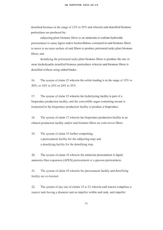 Document de brevet canadien 2870758. Revendications 20141223. Image 3 de 5