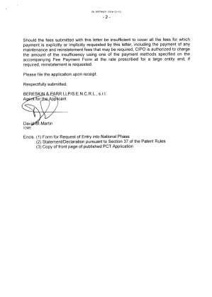 Document de brevet canadien 2874420. Poursuite-Amendment 20131221. Image 2 de 2