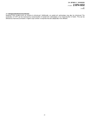 Document de brevet canadien 2874832. Page couverture 20151212. Image 2 de 2